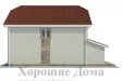 Двухэтажный дом с вальмовой крышей и эркером