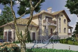 Большой добротный дом из газобетона 9.95x22.59 311.6 кв.м.