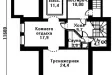 Дом из газобетона с фронтонами 11.22x11.6 344.3 кв.м.