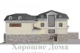 Дом из газобетона в стиле минимализма с бассейном 17x24