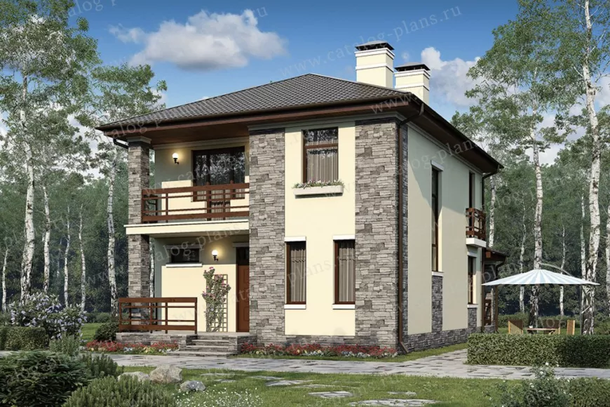 Проекты домов 12 на 12 - лучшие готовые типовые проекты домов 12 на 12 в Украине | DOM4M