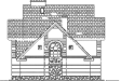 Дом из пенобетона с мансардой и фигурной крышей