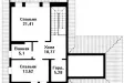 Двухэтажный кирпичный дом 11*14 м в стиле модерн