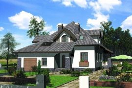 Двухэтажный кирпичный дом на 206 кв. м с гаражом