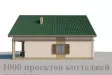Проект двухэтажного кирпичного дома с гаражом и асимметричной планировкой