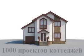 Двухэтажный кирпичный дом на 270 кв. м с гаражом на 2 авто