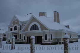 Двухэтажный кирпичный дом-усадьба на 587 кв.м с гаражом на 2 авто