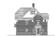 Двухэтажный кирпичный дом на 198 кв.м с фигурной вальмовой крышей