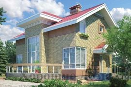 Проект дома с эркером на 130 кв. м