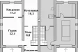 Построить дом на 2 семьи с разными входами 15x15.4 220 кв.м.