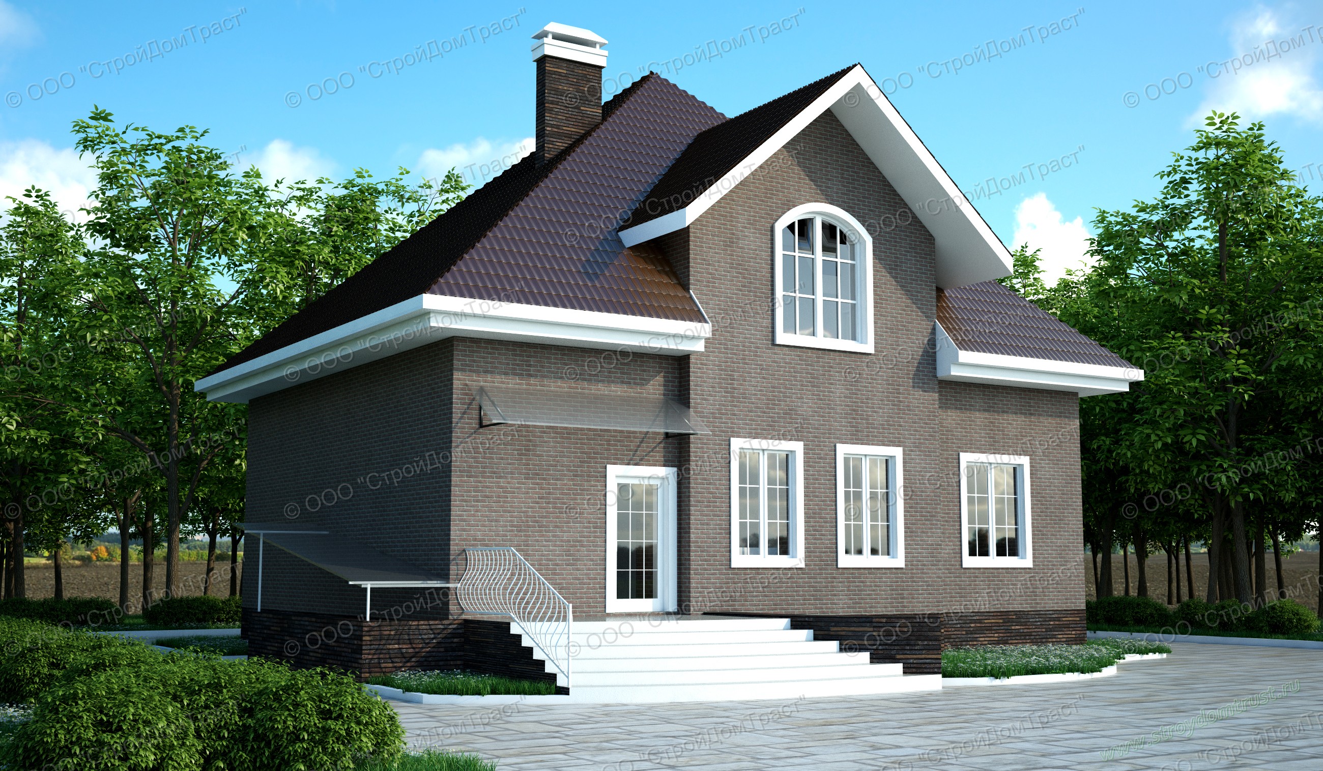 Загородный дом под ключ по индивидуальному или типовому проекту