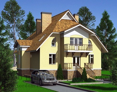 Трёхэтажный индивидуальный кирпичный дом более 350 кв.м