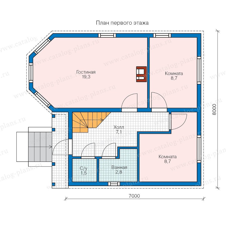 План 1 этажа