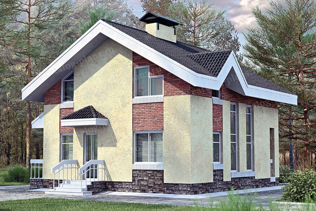 Дом из газобетона 98 кв.м.