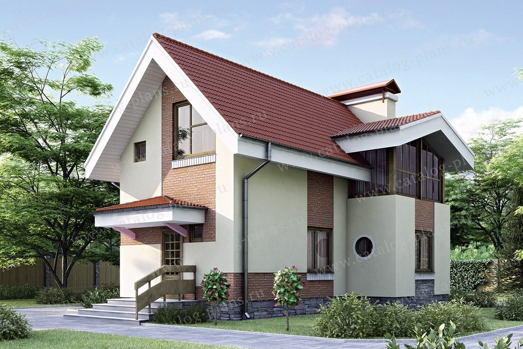 Дом из газобетона 75 кв.м.